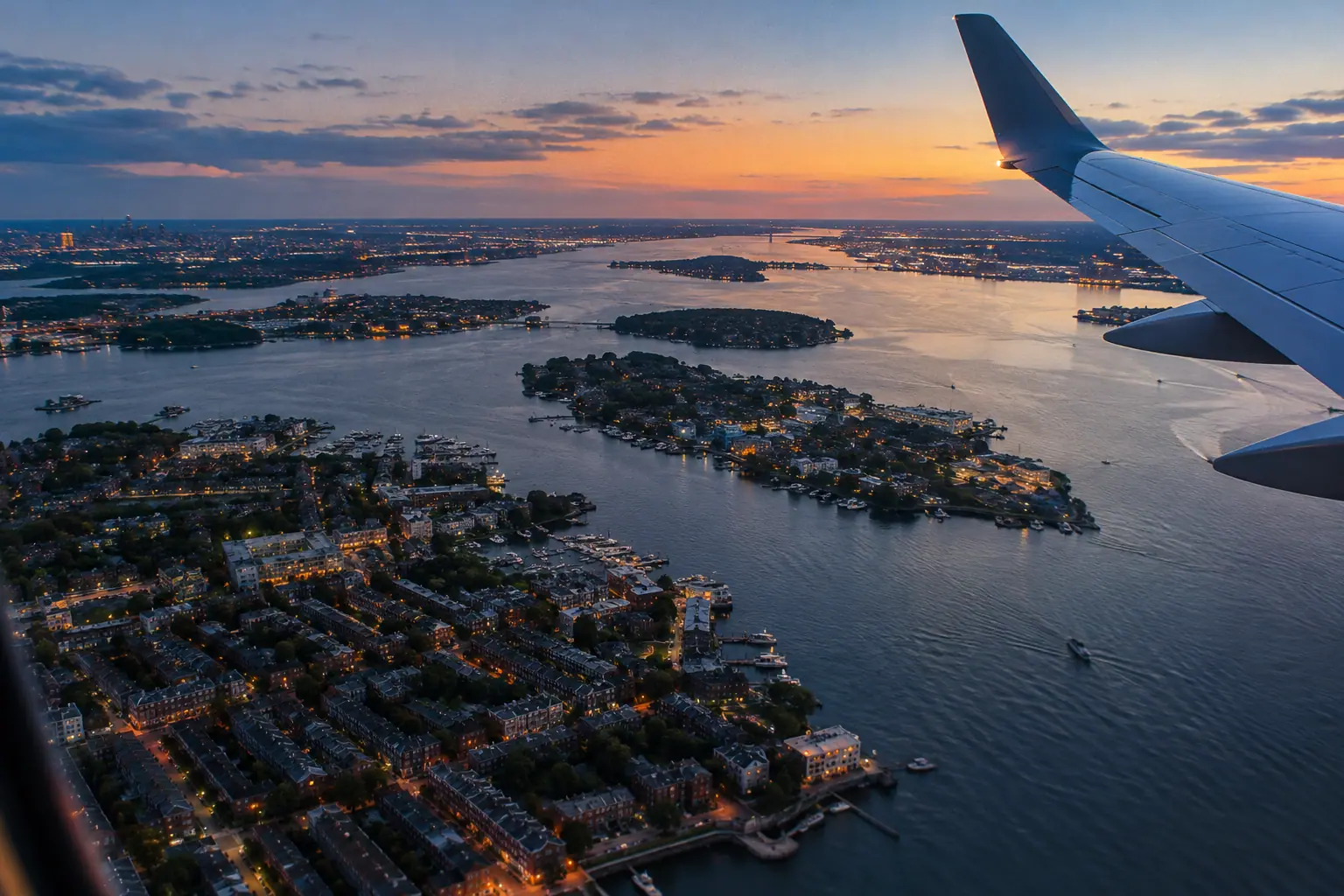 Boston from the air