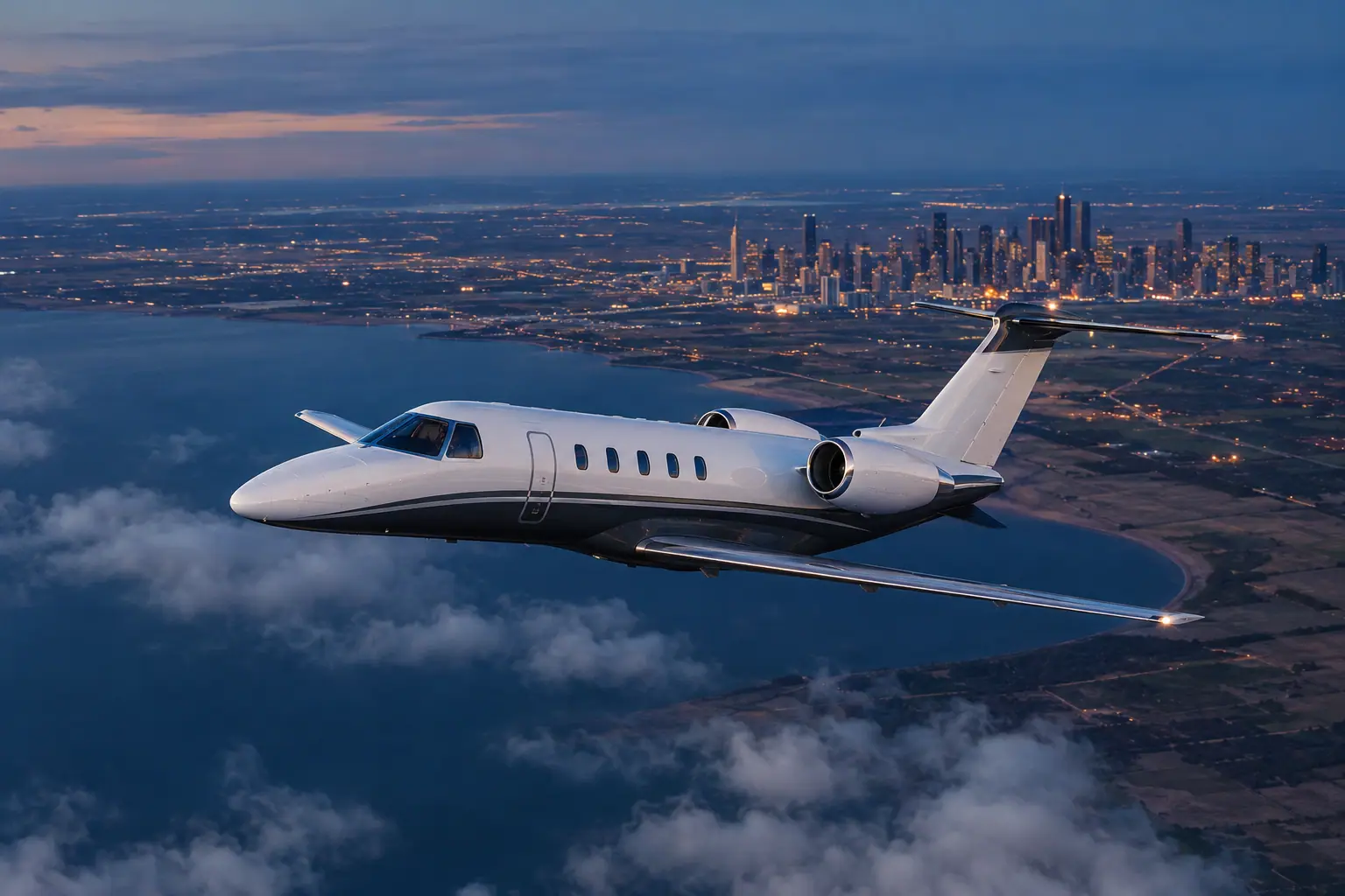 Private jet Chicago to New York