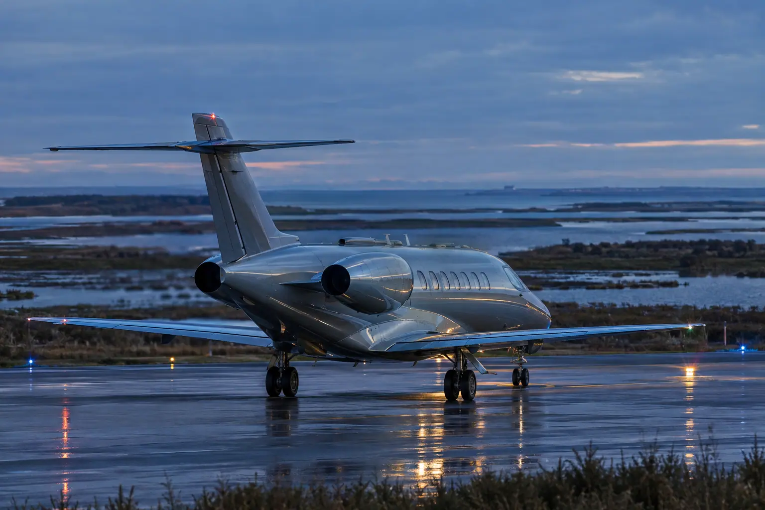 Afternoon on a New York runway