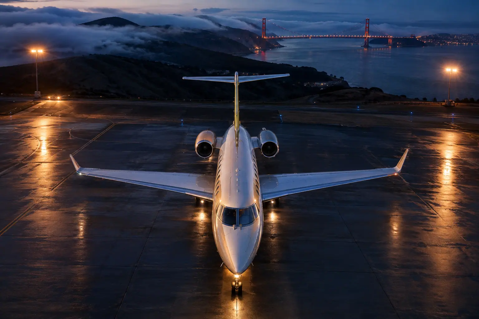 Private jet San Francisco to New York